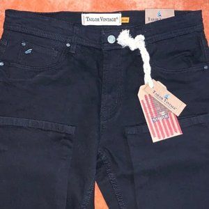NWT Men’s Tailor Vintage 32x30 Black Slim Fit Stretch Jeans